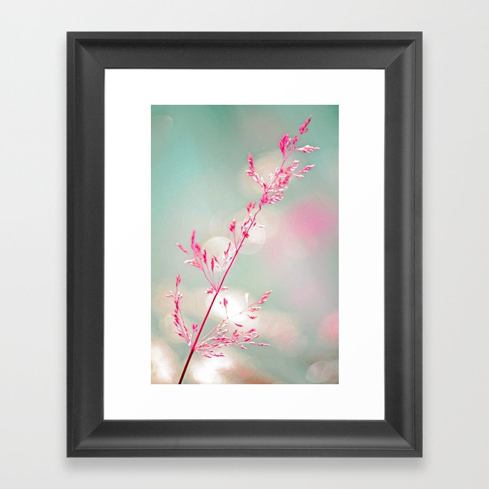 Pink haze Framed Art Print