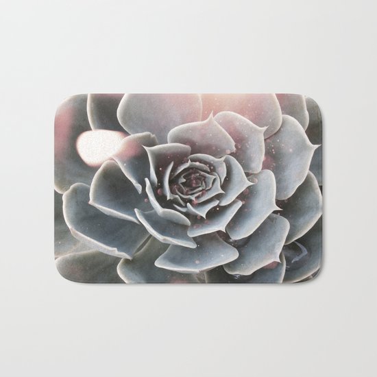 Shiny Succulent Bath Mat