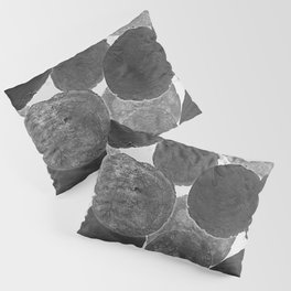 Abstract Gray Pillow Sham