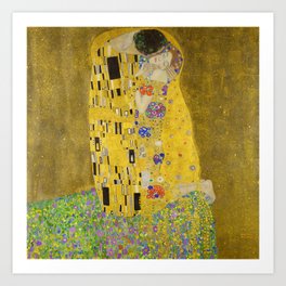 The Kiss, 1908-1909 by Gustav Klimt Art Print