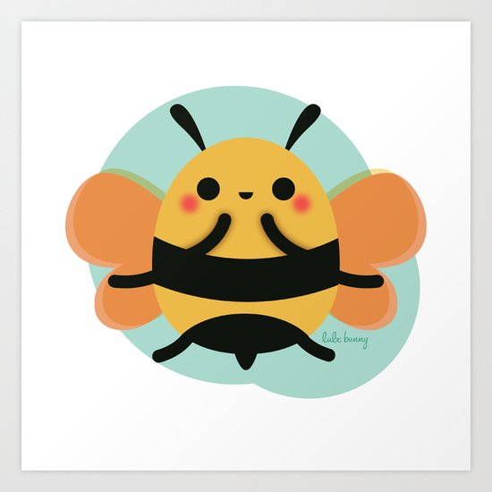 Busy Bee Art Print
