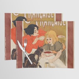 French Chocolates Advertisement  Placemat