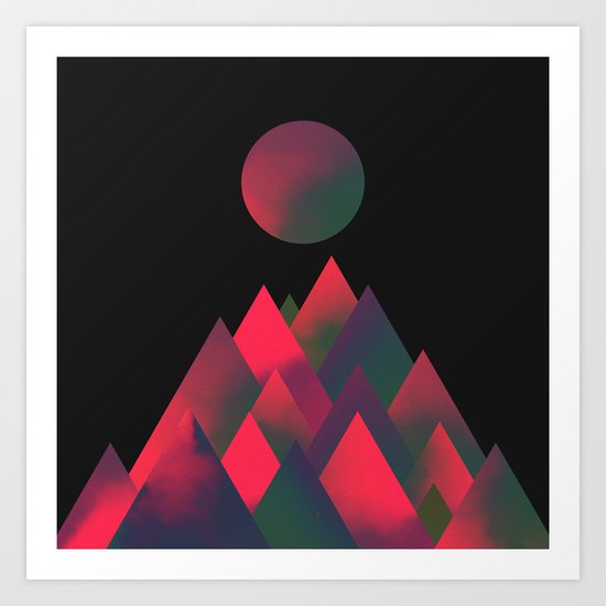 It's always like this somewhere Art Print