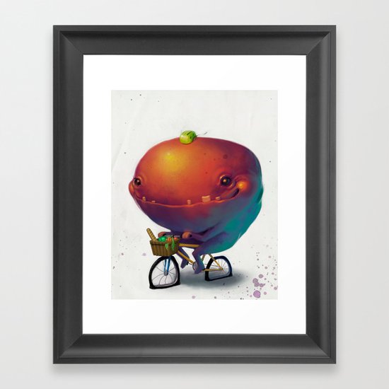 Bike Monster 2 Framed Art Print