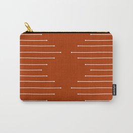 Terracotta geometric pattern Carry-All Pouch