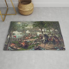 Civil War Battle of Chancellorsville April 30 to May 6, 1863 Rug