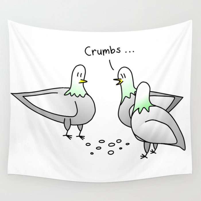 Crumbs Wall Tapestry