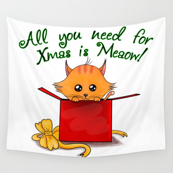 Meaowbox Wall Tapestry