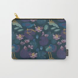 Water birds and water lilies 3 Carry-All Pouch