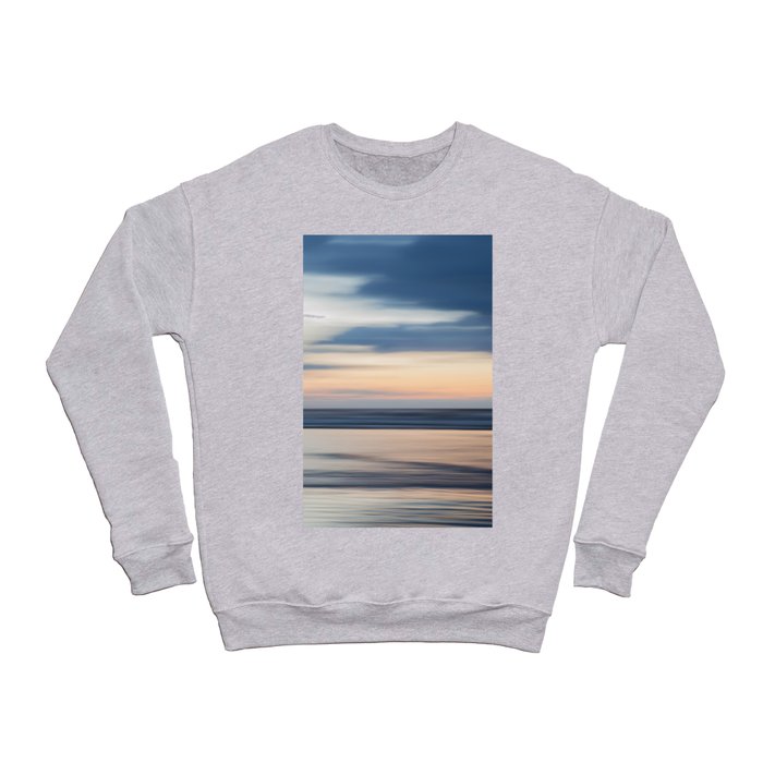 Colors from the Sea Abstract Pastel Seascape Crewneck Sweatshirt