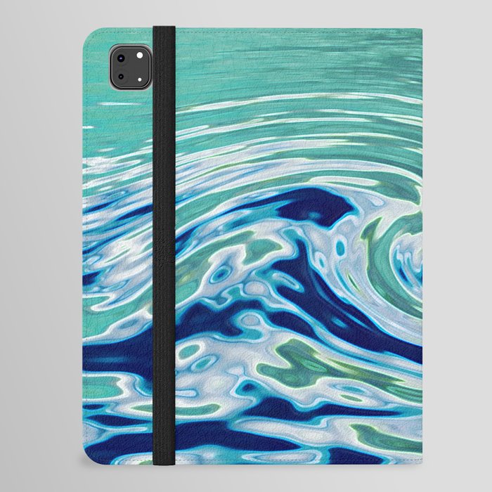 OCEAN ABSTRACT 2 iPad Folio Case