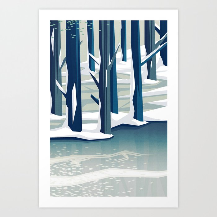 Discover the motif SPRING WAS COMING by Yetiland as a print at TOPPOSTER