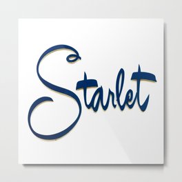 Lucky Starlet Metal Print | Graphic Design, Photo 