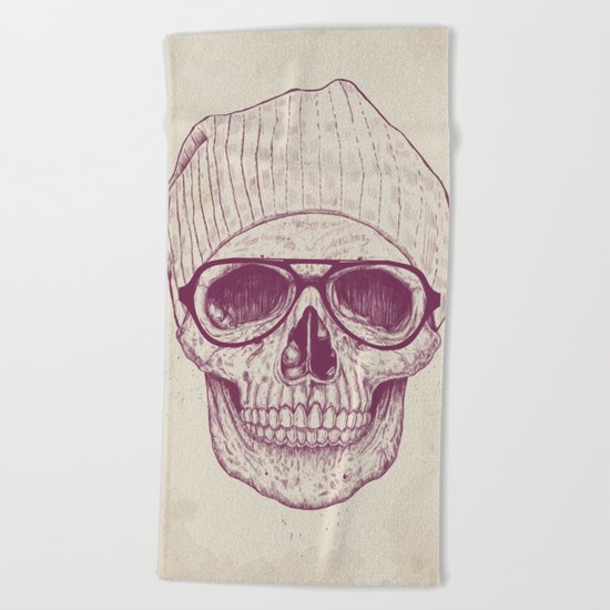Cool skull Beach Towel