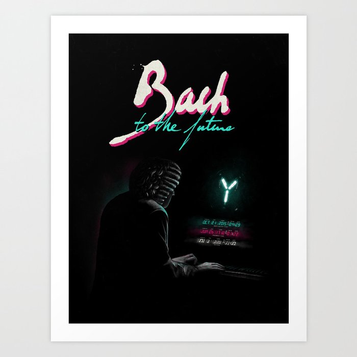 Bach to the Future Art Print
