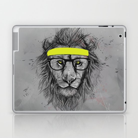 hipster lion Laptop & iPad Skin
