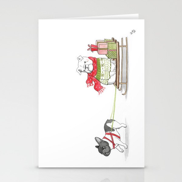 Going home for Christmas Stationery Cards