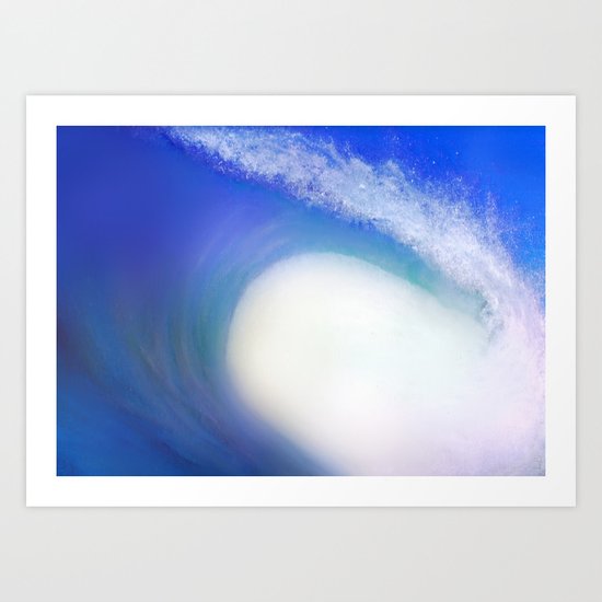 Splash Wave Art Print
