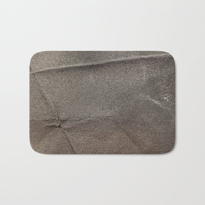 Crumpled Sandpaper Texture Bath Mat