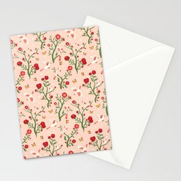 Romantic Birds Pattern Stationery Cards