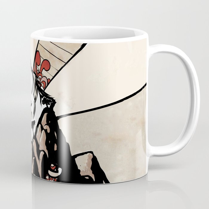 Wolf Ukiyo-e Coffee Mug