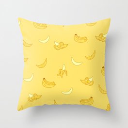 Banana Dance Throw Pillow