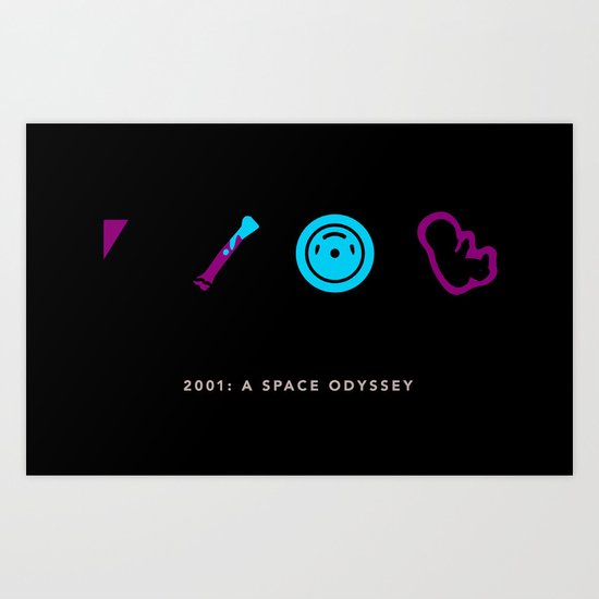 2001: A Space Odyssey, Four Icon Challenge Art Print