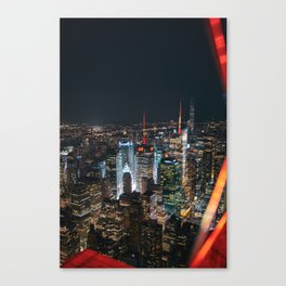 New York City at Night | NYC Skyline | Travel Photography Canvas Print