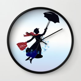 Mary Poppins Design Wall Clock