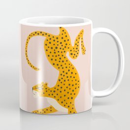 Leopard Race - pink Coffee Mug