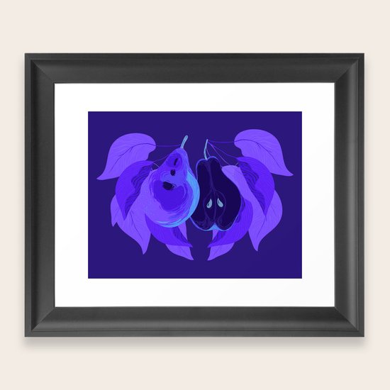 Pear Framed Art Print