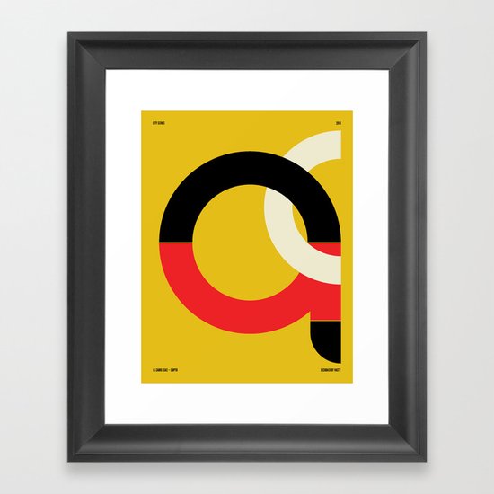 El Cairo — City Series Framed Art Print