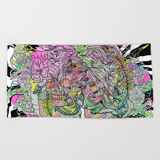 Lifetime of Goodbye Beach Towel