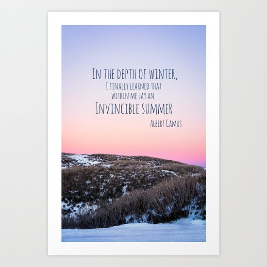 Winter Art Print