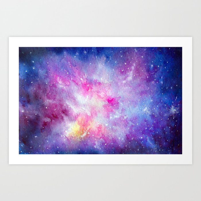 Galaxy Sky Full of Stars Art Print