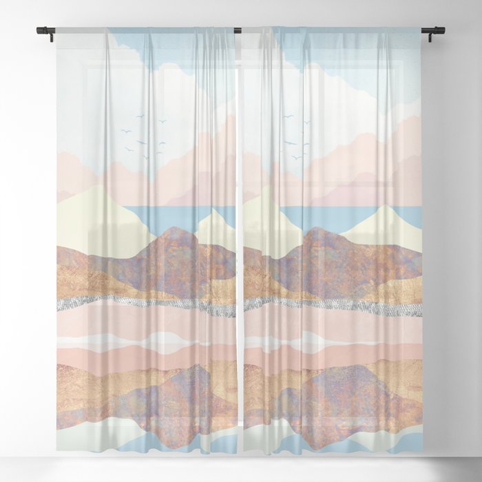 Summers Day Sheer Curtain