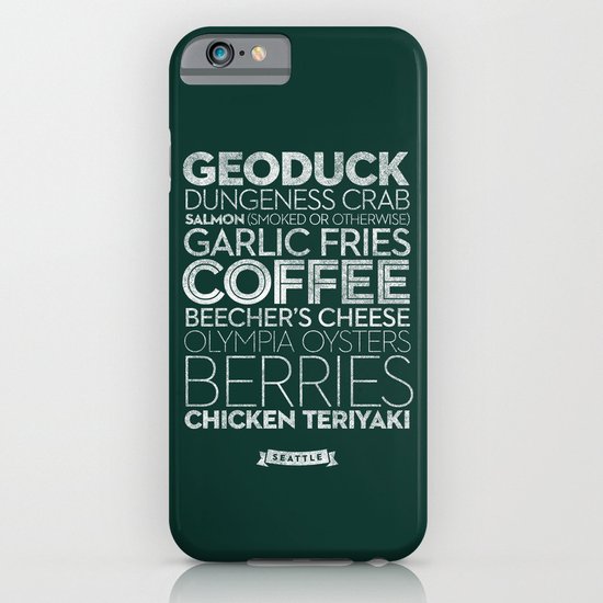 Seattle — Delicious City Prints iPhone & iPod Case