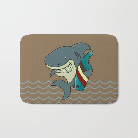 The great white surfer Bath Mat