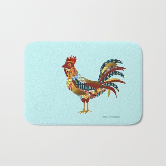 2017 - Year of the Rooster Bath Mat