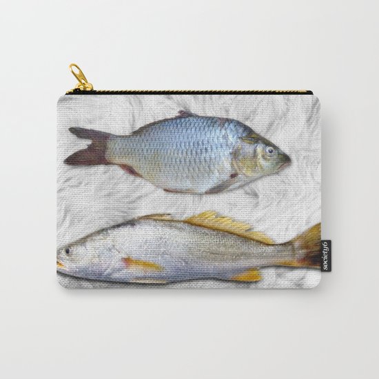 Fish on Fur Carry-All Pouch