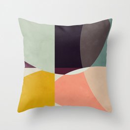 shapes abstract Throw Pillow
