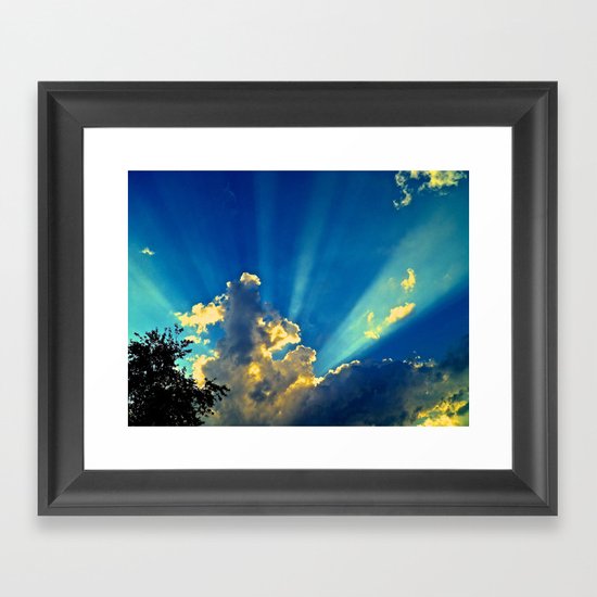 Let It Shine Framed Art Print