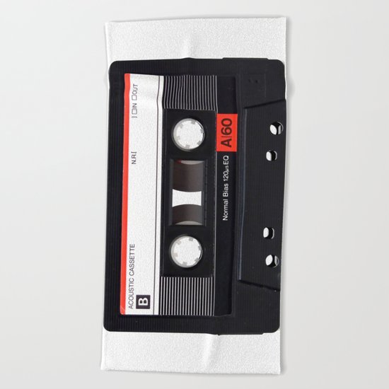 Old School Tape Beach Towel