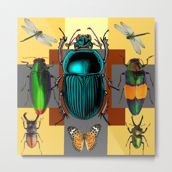 BUGGY INSECT LOVERS ART Metal Print