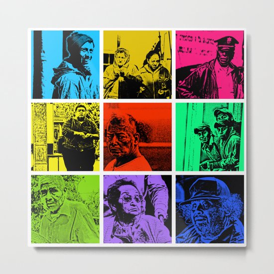 Nine street people pics Metal Print