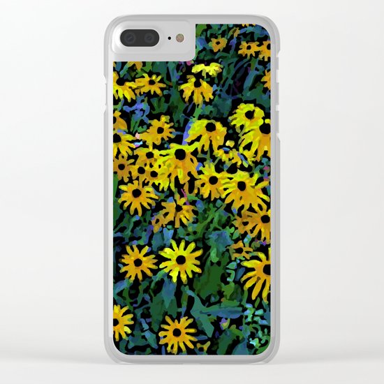 Black-Eyed Susans Clear iPhone Case