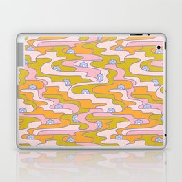 Psych Flower Laptop & iPad Skin | Curated, Retro, Graphicdesign, Groovy, Digital, Vintage, Pyschedelic, Goodvibrations, Pattern 