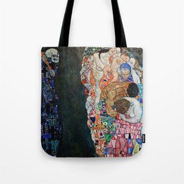 Gustav Klimt - Death And Life Tote Bag