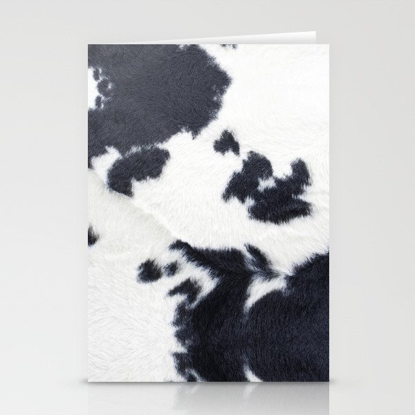 Scandinavian Hygge Faux Cowhide Stationery Cards