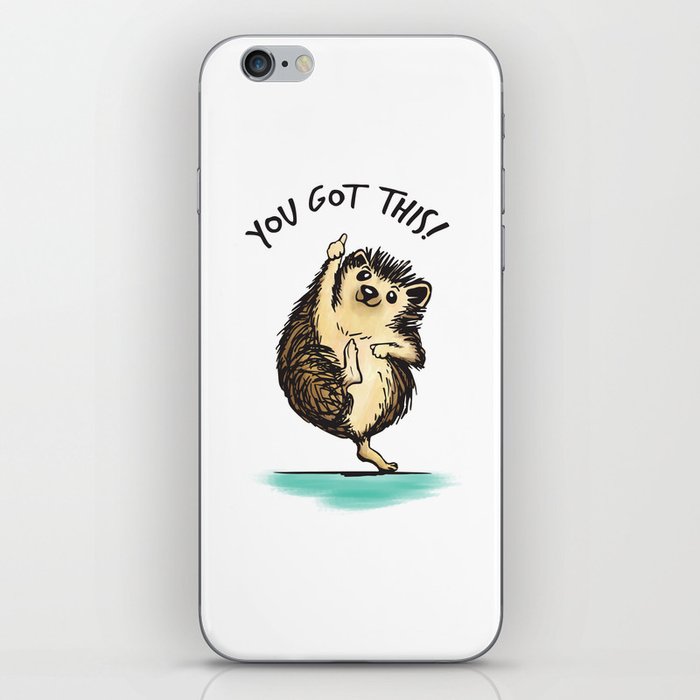 Motivational Hedgehog iPhone Skin